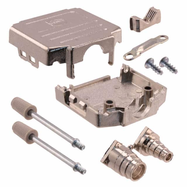 09670150425 CONN BACKSHELL 15POS 180DEG SHLD