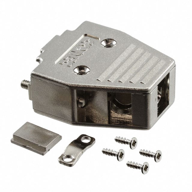 165X11319XE CONN BACKSHELL 9P 45/180DEG SHLD