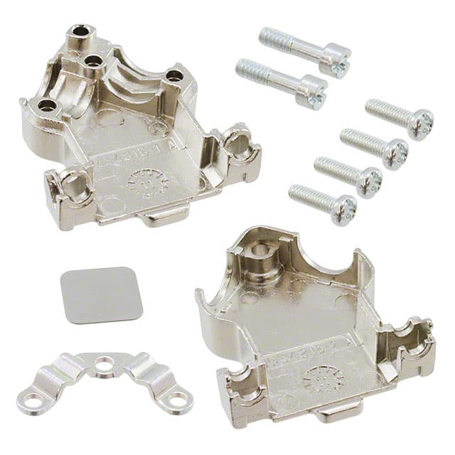 1534805-1 CONN BACKSHELL 9POS 45DEG SHLD