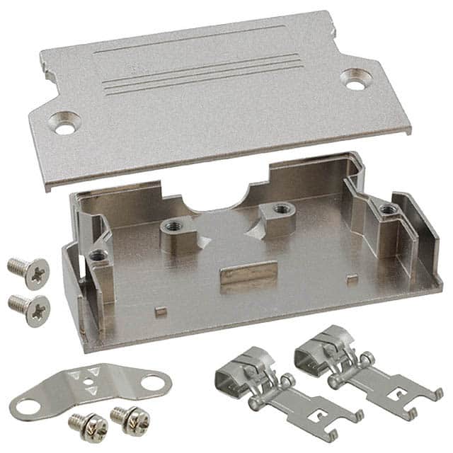 10368-C200-00 CONN BACKSHELL 68POS 180DEG SHLD