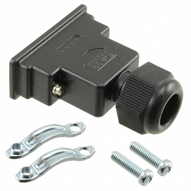 1727040194 CONN BACKSHELL 15POS 180DEG BLK