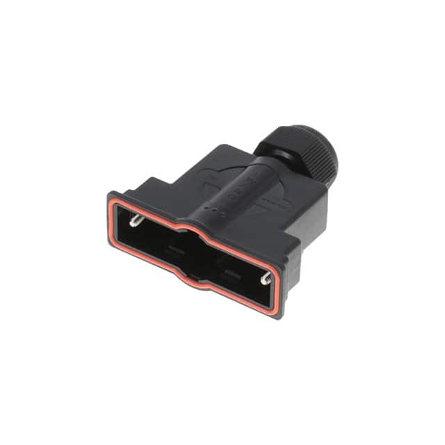 1727040196 CONN BACKSHELL 25POS 180DEG BLK