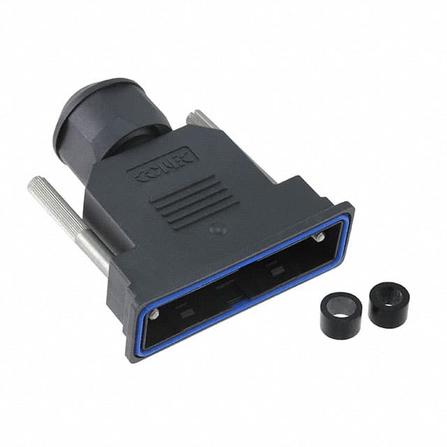 15-004680 CONN BACKSHELL 25POS 180DEG BLK