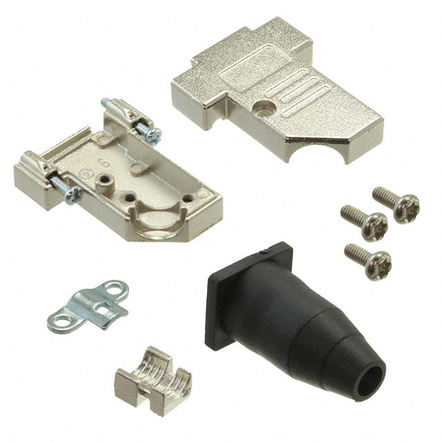 ACOV-SUB-09MB35 CONN BACKSHELL 9P 45DEG SHLD SLV