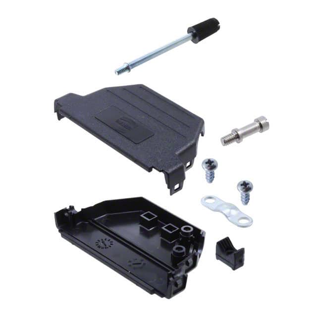09670370434 CONN BACKSHELL 37POS 45DEG BLACK