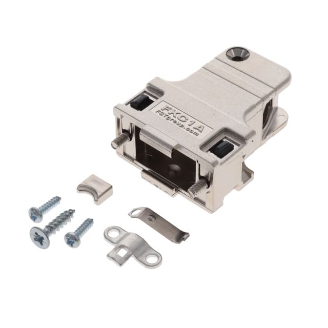 1727040109 CONN BACKSHELL 9P 70DEG SHLD BLK