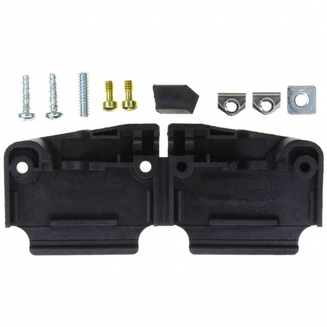 1-5206478-2 CONN BACKSHELL 25P 45/180DEG BLK