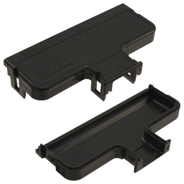 569025-1 CONN BACKSHELL 64POS 180DEG BLK