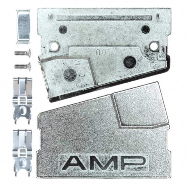 749202-2 CONN BACKSHELL 50POS 75DEG SHLD