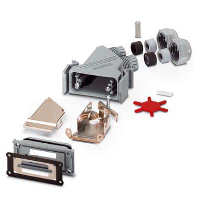 1689132 CONN BACKSHELL 15POS 45DEG SHLD