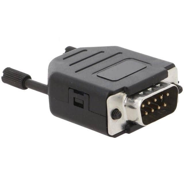 MHDPPK9-DB9P-K 9 WAY D-SUB HOOD PLASTIC SNAP LO