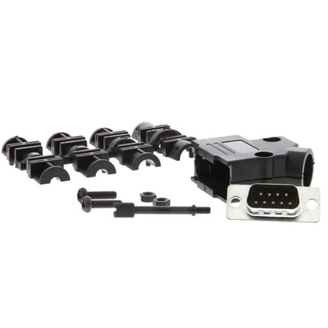 MHD45PPK9-DB9P-K 9 WAY D-SUB HOOD PLASTIC SIDE EN