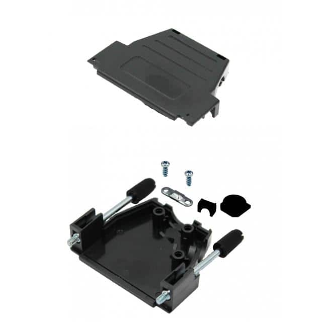 MHDSSK-P-9-L-K 9 WAY D-SUB HOOD PLASTIC TOP AND