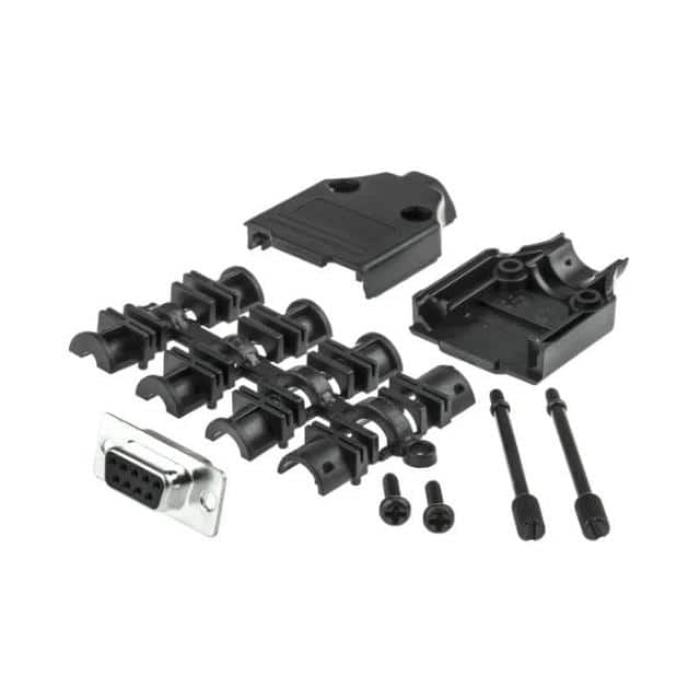 MHDTPPK9-DB9S-K 9 WAY D-SUB HOOD PLASTIC TOP ENT