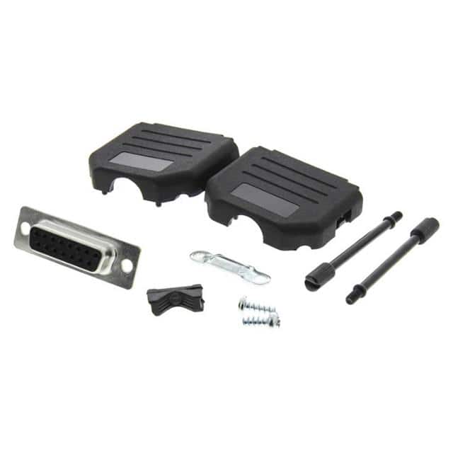 MHDPPK15-DB15S-K 15 WAY D-SUB HOOD PLASTIC SNAP L