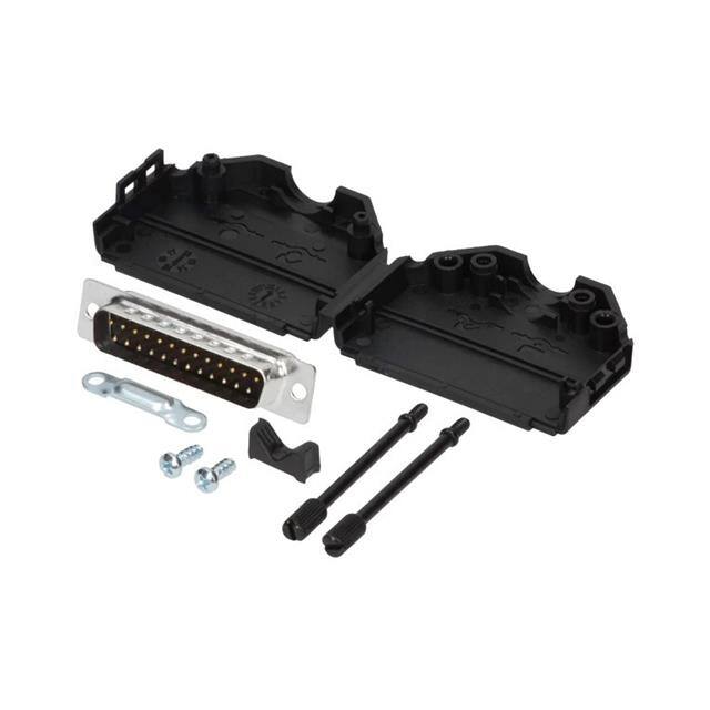 MHDPPK25-DB25P-K 25 WAY D-SUB HOOD PLASTIC SNAP L
