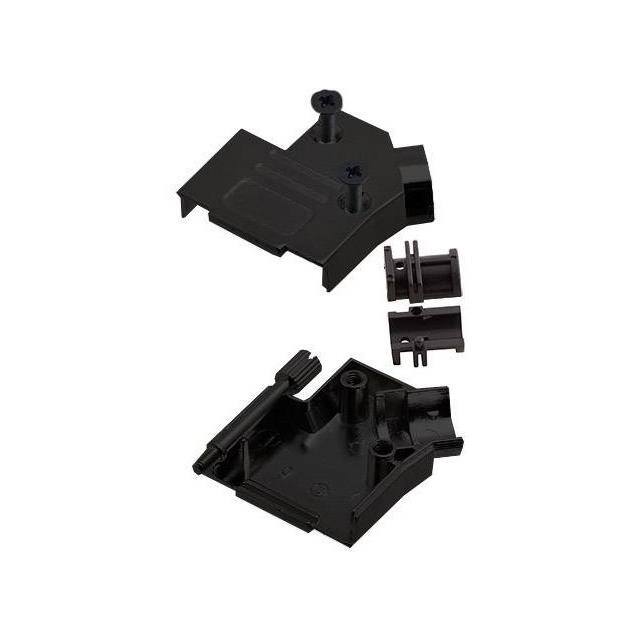 MHD45ZK9-BK-K 9 WAY D-SUB HOOD DIECAST SIDE EN