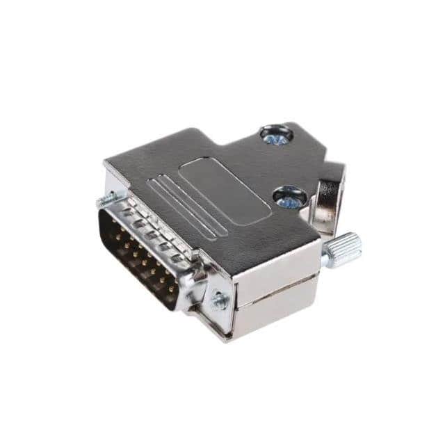 MHD45PK15-DB15P-K 15 WAY D-SUB HOOD METPLAS SIDE E