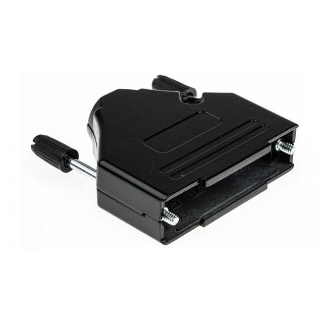 MHDTZK15-BK-RA-PC-BK-K 15 WAY D-SUB HOOD DIE CAST BLACK