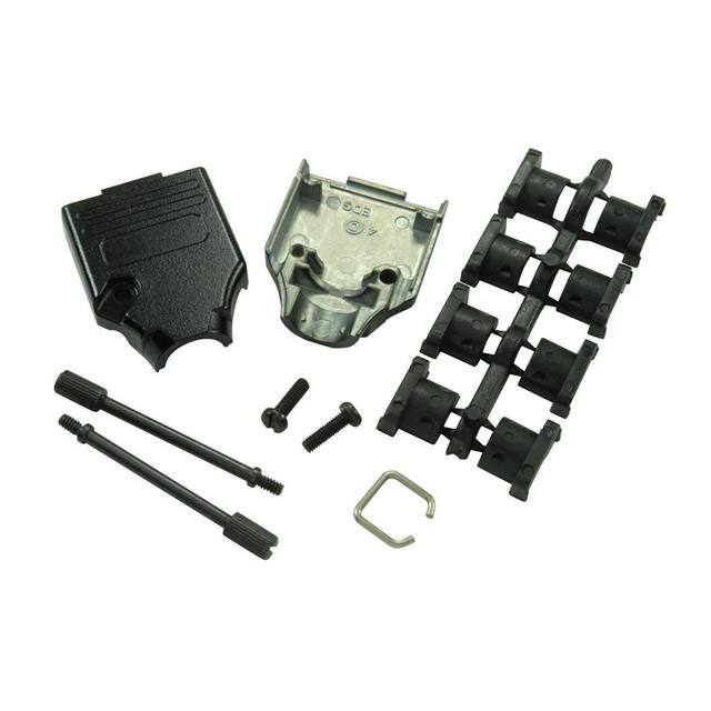 MHDTZK37-BK-K 37 WAY D-SUB HOOD DIE CAST TOP E