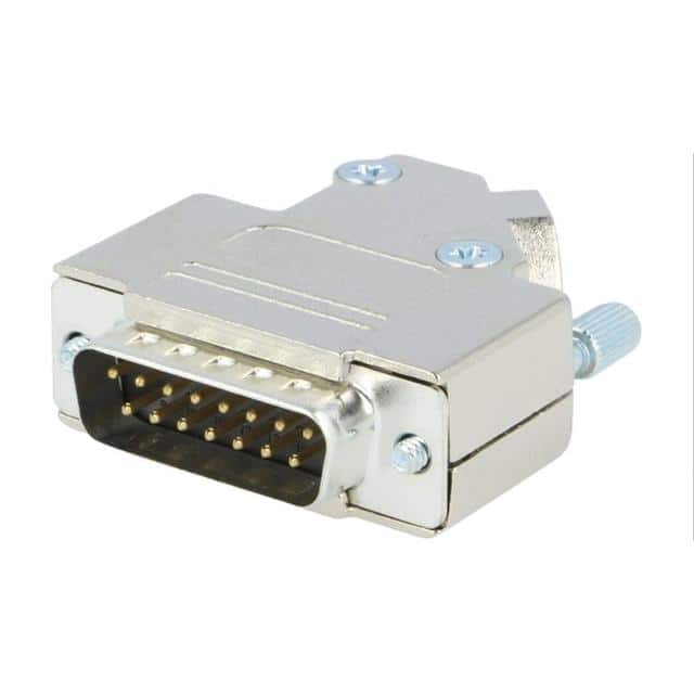 MHD45ZK15-DB15P-K 15 WAY D-SUB HOOD DIE CAST SIDE