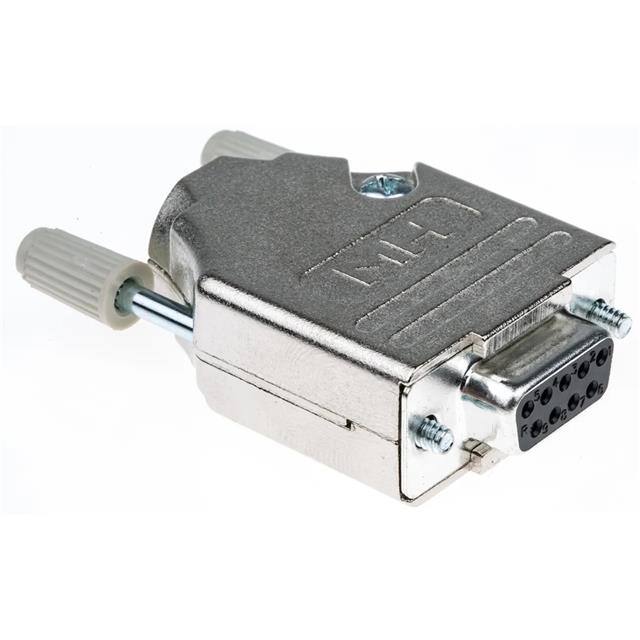 MHDTZK9-DM9S-K 9 WAY D-SUB HOOD DIE CAST TOP EN