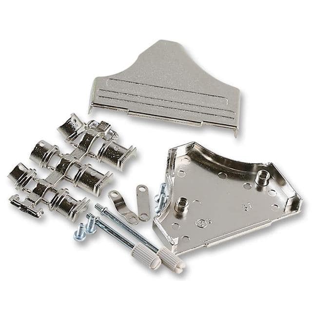 MHDM35-37-K 37 WAY D-SUB HOOD DIE CAST SIDE