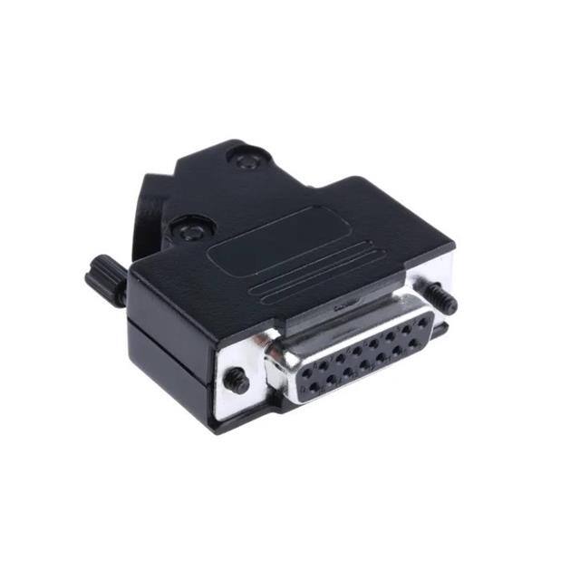 MHD45PPK15-DB15P-K 15 WAY D-SUB HOOD PLASTIC SIDE E