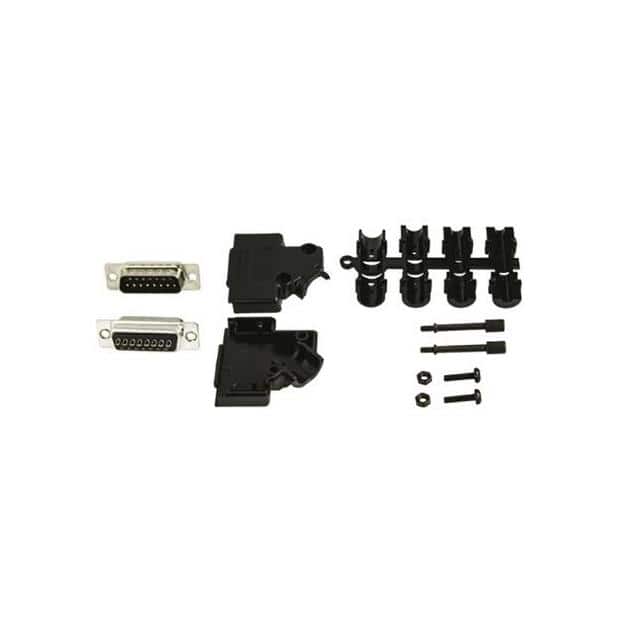 MHD45PPK15-DB15S-K 15 WAY D-SUB HOOD PLASTIC SIDE E