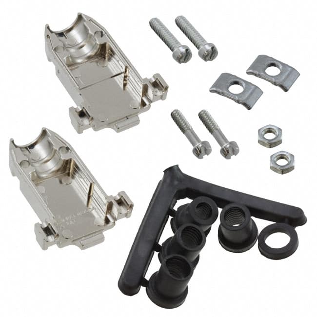 DCHE003 CONN BACKSHELL 9POS 180DEG SHLD
