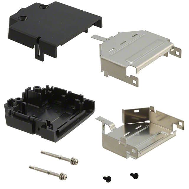 DH-27-CV1B CONN BACKSHELL 27POS 180DEG SHLD