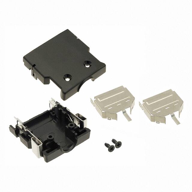 DH-17-CT2B CONN BACKSHELL 17POS 180DEG SHLD