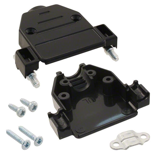 09670150442 CONN BACKSHELL 15POS 180DEG BLK