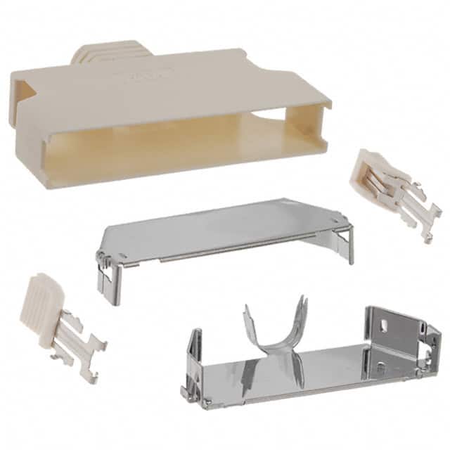 DX30M-68-CV(10) CONN BACKSHELL 68POS 180DEG SHLD