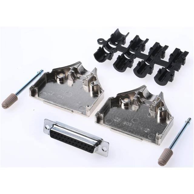 MHDTZK25-DM25S-K 25 WAY D-SUB HOOD DIE CAST TOP E