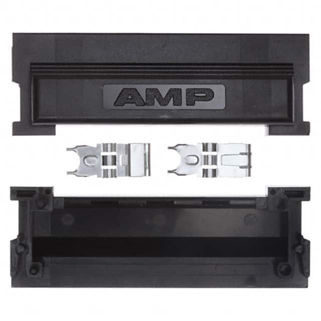 787032-7 CONN BACKSHELL 68POS 180DEG BLK