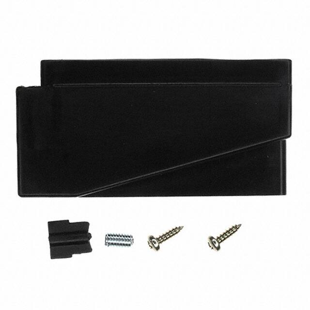 165X10469XE CONN BACKSHELL 37POS 90DEG BLACK