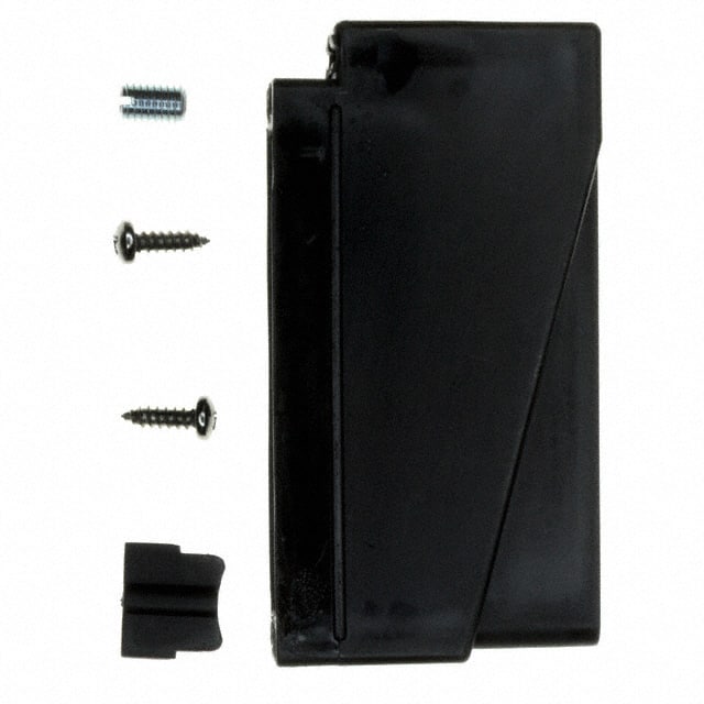 165X10479XE CONN BACKSHELL 50POS 90DEG BLACK