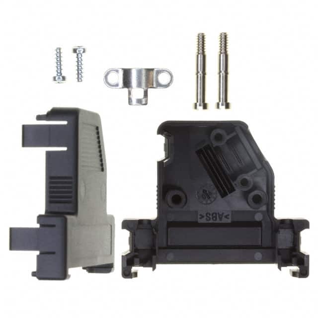 950-015-010R011 CONN BACKSHELL 15POS 60DEG GRAY