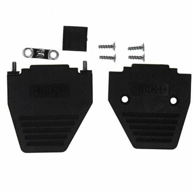 165X11249XE CONN BACKSHELL 15P 45/180DEG BLK