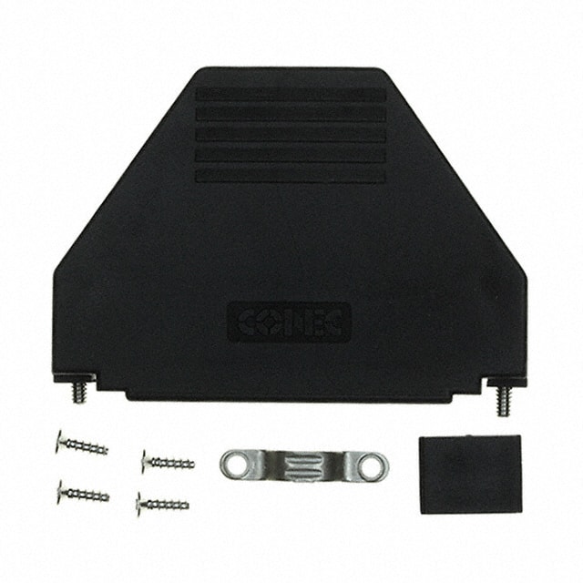 165X11269XE CONN BACKSHELL 37P 45/180DEG BLK