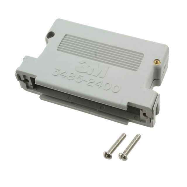 3485-2400R CONN BACKSHELL 37POS 180DEG GRAY