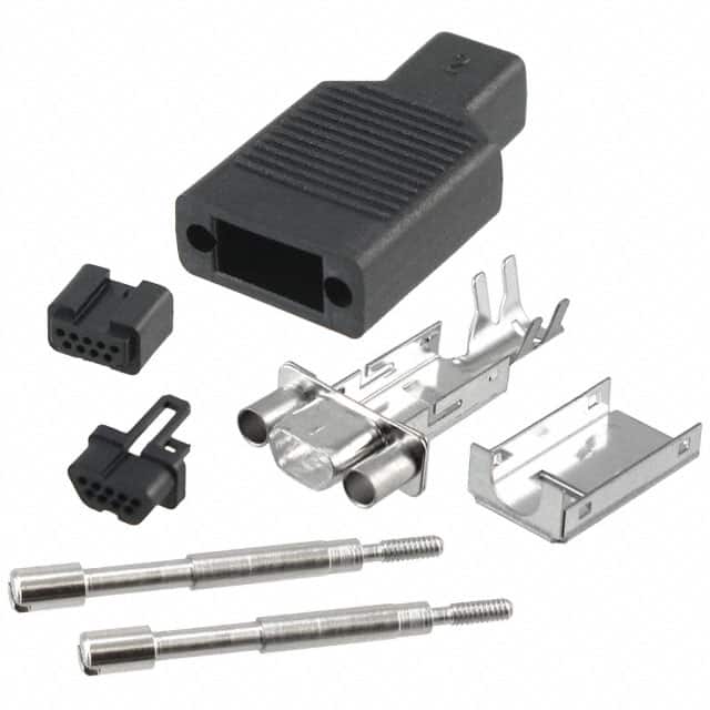 960-009-010R011 CONN BACKSHELL 9POS 180DEG SHLD