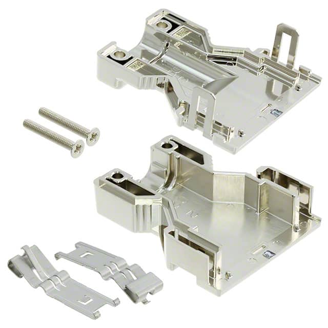 DF02D026A21 CONN BACKSHELL 26POS 180DEG SHLD