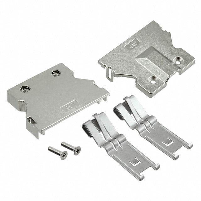 DF02D050A21 CONN BACKSHELL 50POS 180DEG SHLD