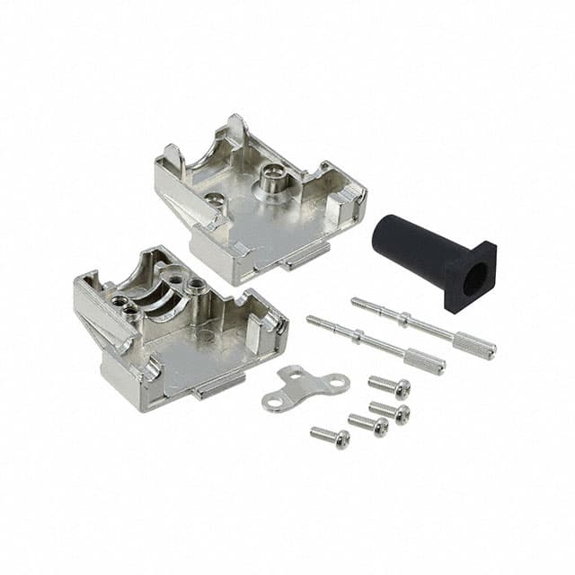 165X17309X CONN BACKSHELL 9POS 180DEG SHLD
