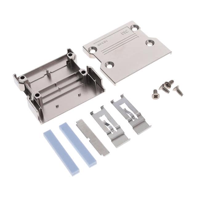 10340-1230-00 CONN BACKSHELL 40POS 180DEG SHLD