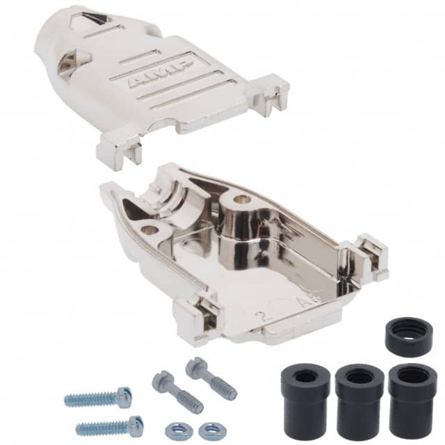 748677-2 CONN BACKSHELL 15POS 180DEG SHLD