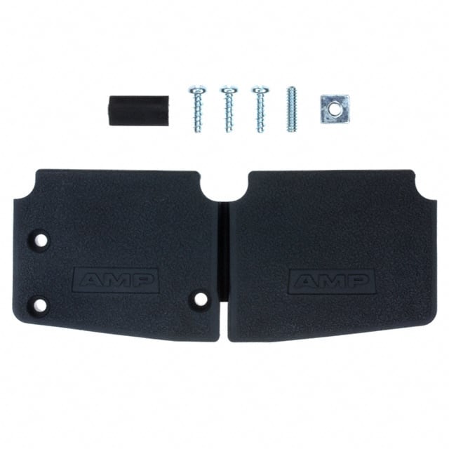 205732-1 CONN BACKSHELL 50P 45/180DEG BLK