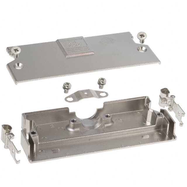 103A0-A200-00 CONN BACKSHELL 100P 180DEG SHLD
